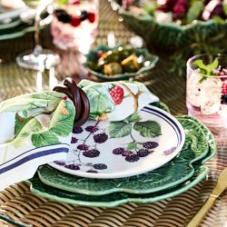 Garden Berry Mixed Salad Plates, Set of 6