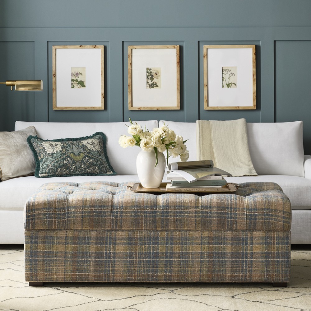 Brix Ottoman (48"-59") by Williams Sonoma Home