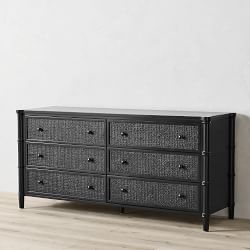 Cane 6-Drawer Dresser (68")