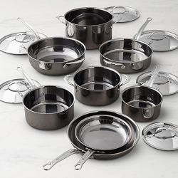 Hestan NanoBond® Titanium Stainless-Steel 14-Piece Cookware Set