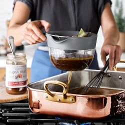 Ruffoni Historia Hammered Copper Rectangle Roasting Pan with
