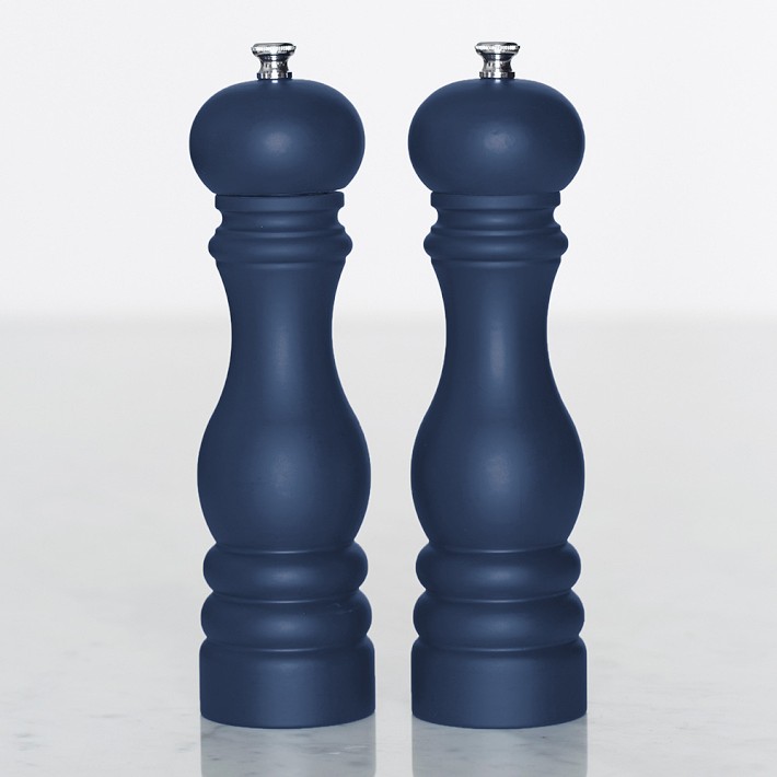 Peugeot Paris Matte Navy Salt & Pepper Grinders | Williams Sonoma