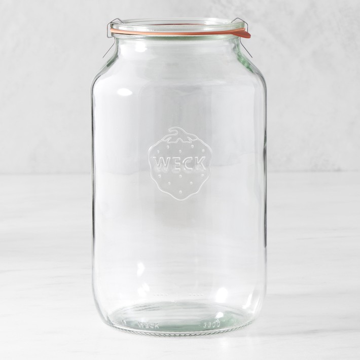 Weck Barrel Jar, 3L Glass Food Storage | Williams Sonoma