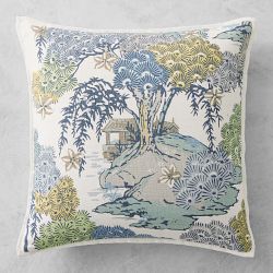 Scalamandré x Williams Sonoma Home Sea of Trees Printed Pillow Cover