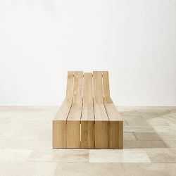 Larnaca Outdoor Natural Teak Chaise