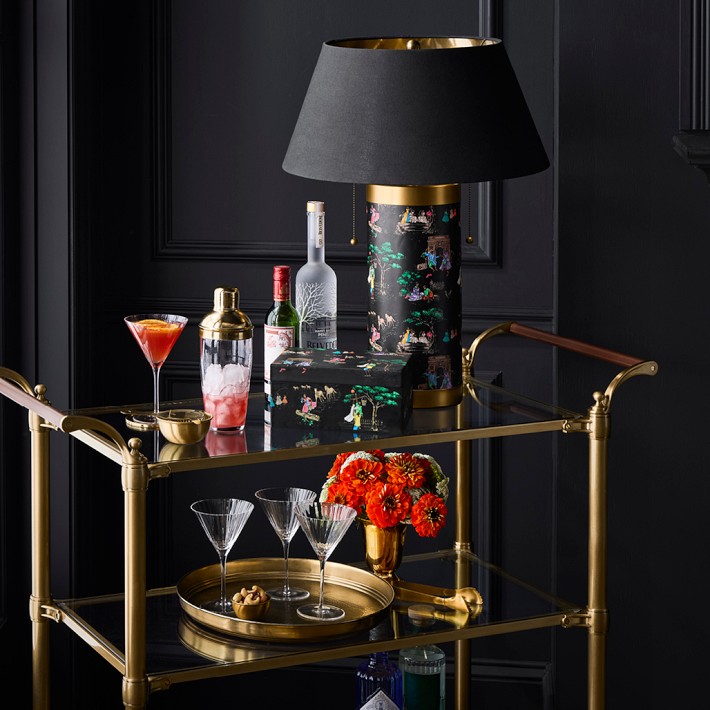 Sheila Bridges Harlem Toile Table Lamp | Williams Sonoma