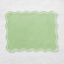 AERIN x Williams Sonoma Scalloped Placemats, Set of 4