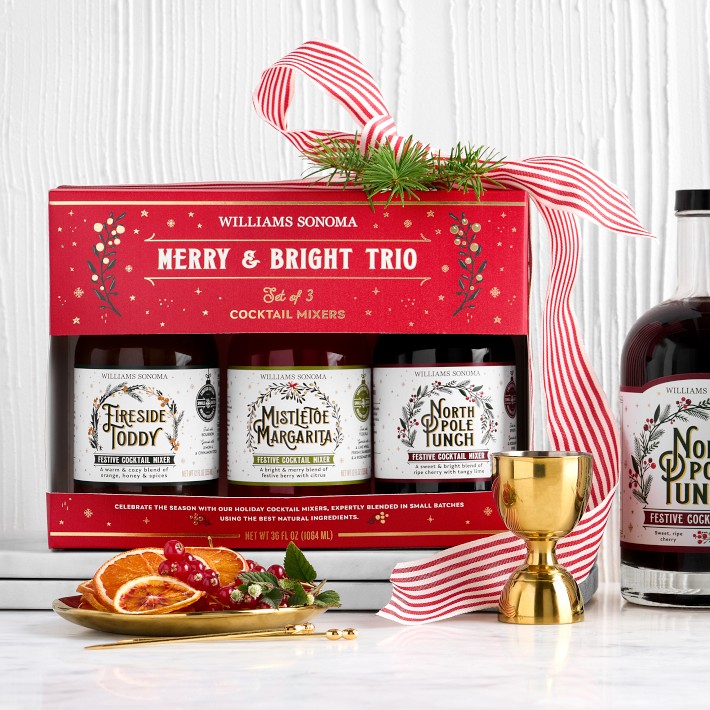 Merry & Bright Cocktail Trio Gift Set | Williams Sonoma