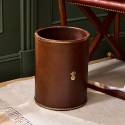 Charles Brown Leather Desk Accessories