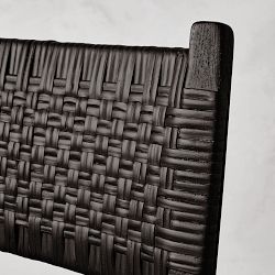 Sullivan Woven Counter Stool, Ebony