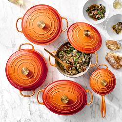Le Creuset Flamme Dorée Collection