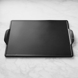 OPEN BOX: Emile Henry French Ceramic Rectangular Pizza Stone, Charcoal