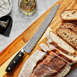 Zwilling Bob Kramer Damascus Steel Bread Knife, 10"
