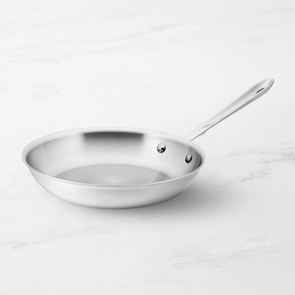 All-Clad D5® Brushed Stainless-Steel Fry Pans - 10"
