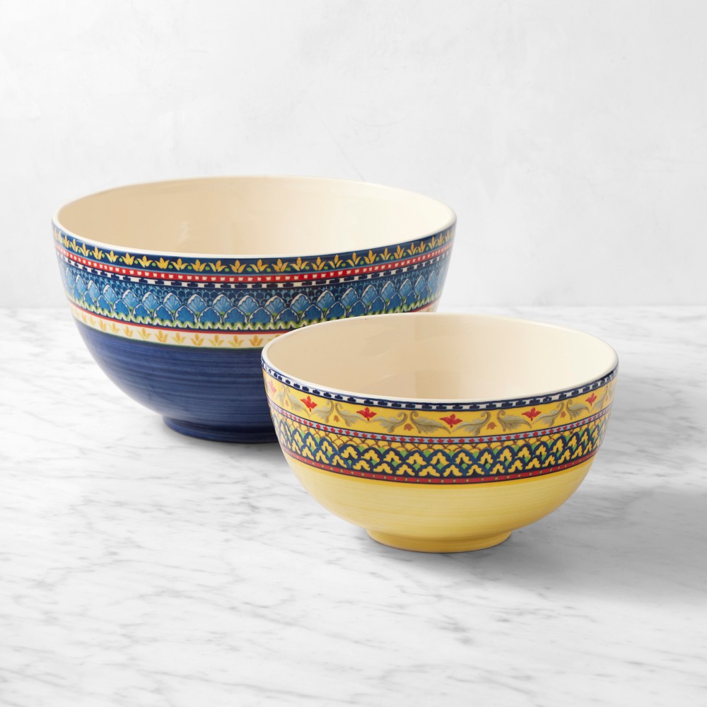 Sicily Ceramic Mixing Bowls, Set of 2 - Set of 2