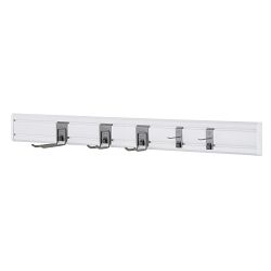 TRINITY® Garage 7-Piece Storage Track with Hooks White
