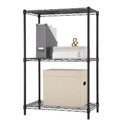 TRINITY® Home 3-Tier Wire Shelving Rack, 2 Pack 