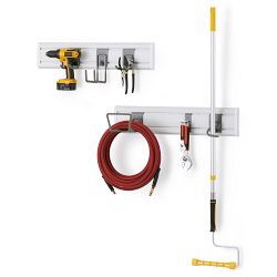 TRINITY® Home 8-Piece Storage Track with Hooks