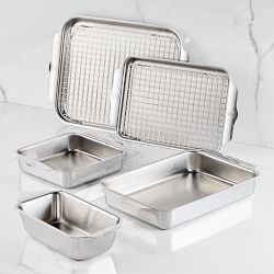 Hestan Provisions OvenBond Stainless-Steel Ovenware, Set of 7