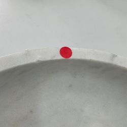 OPEN BOX: Williams Sonoma Honeycomb Pedestal Marble Fruit Bowl