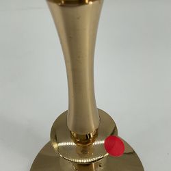 OPEN BOX: Heirloom Brass Taper Holders, Short