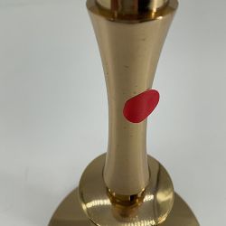 OPEN BOX: Heirloom Brass Taper Holders, Short