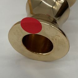 OPEN BOX: Heirloom Brass Taper Holders, Short