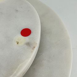 OPEN BOX: Small Marble Lazy Susan