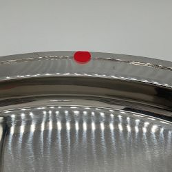 OPEN BOX: Silver Oval Tray, Large