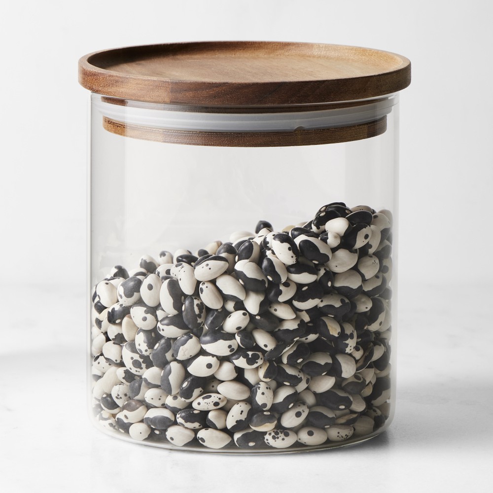 Hold Everything Stackable Glass Canister