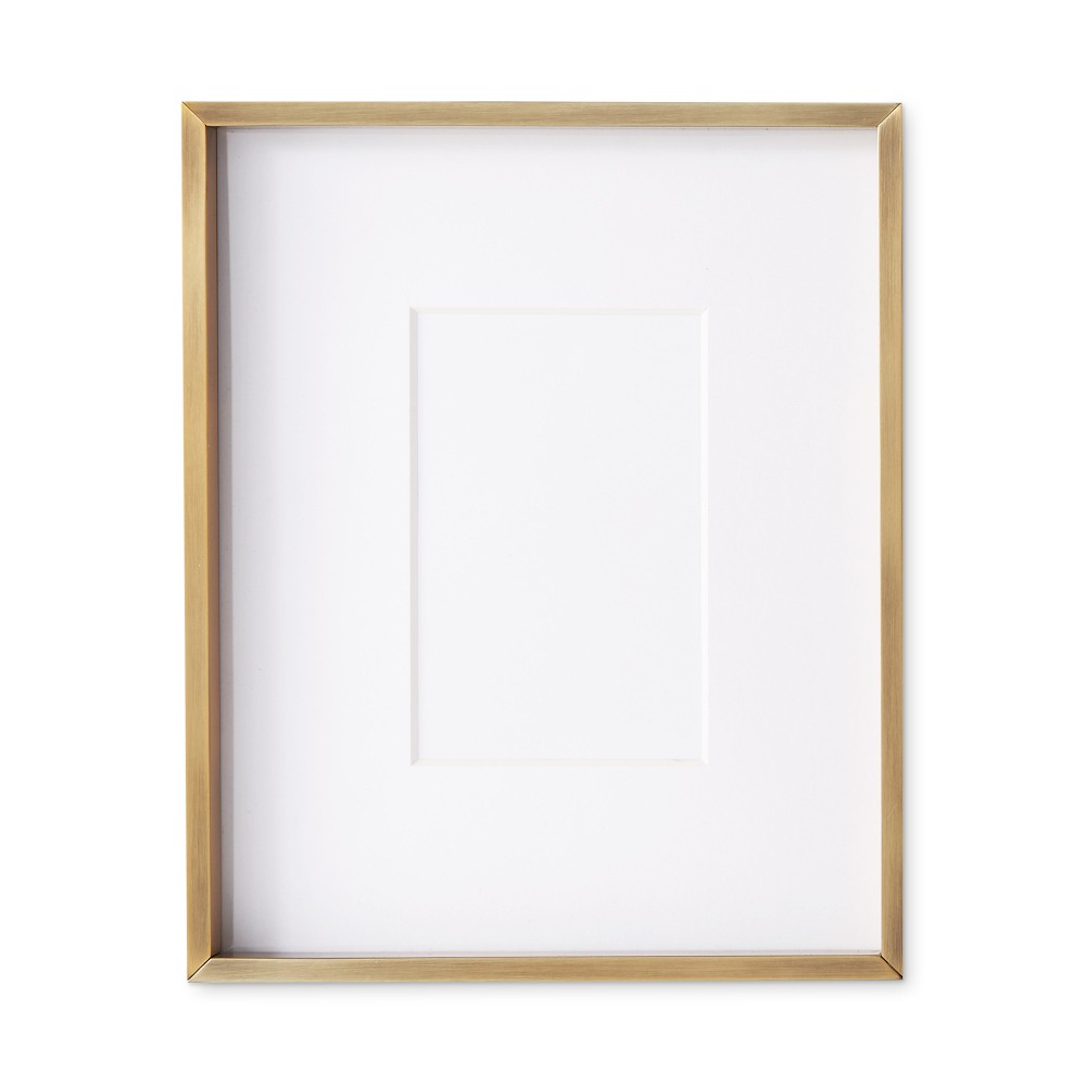 Antique Brass Gallery Picture Frames - 4" X 6"