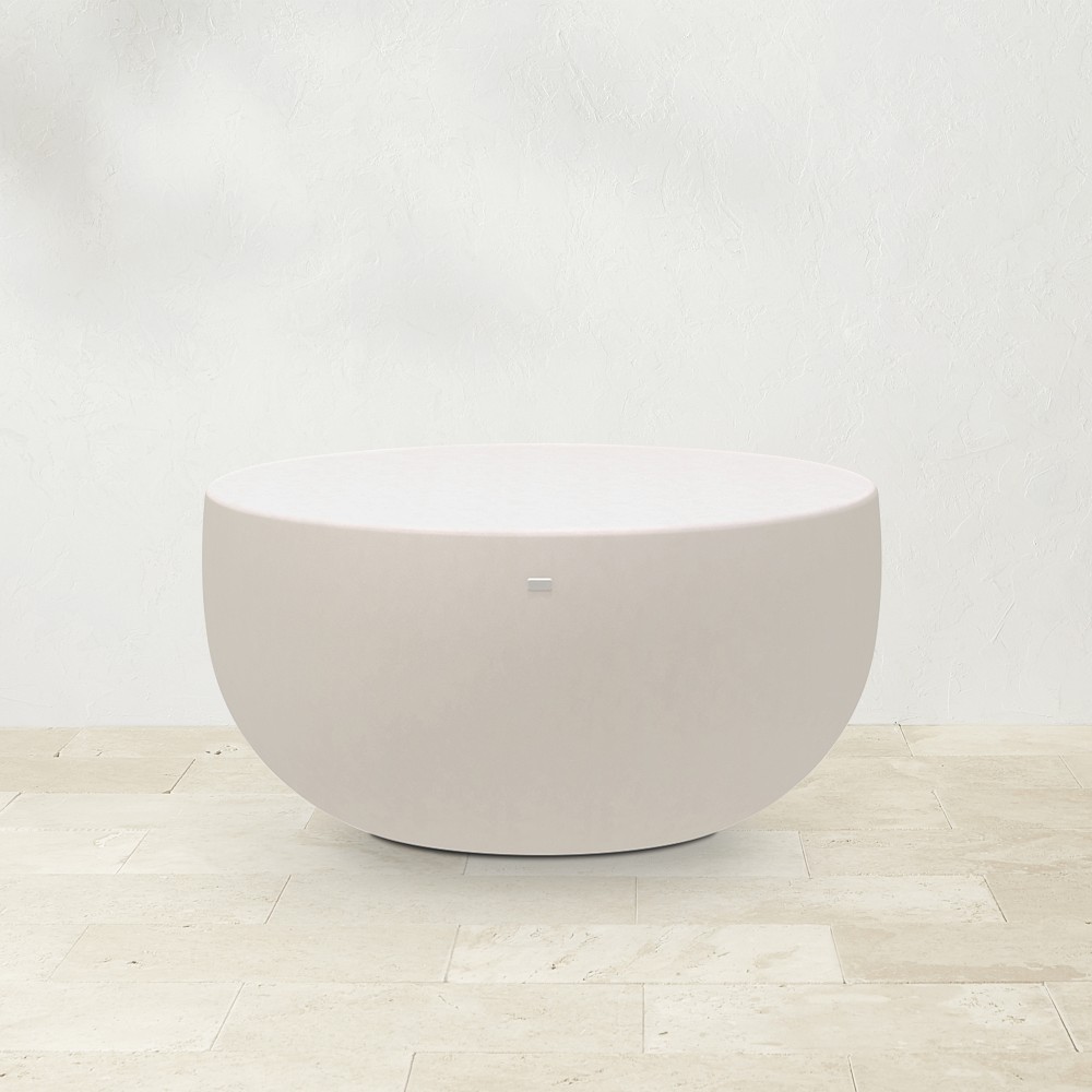 Blinde Round Drum Coffee Table (30.5") by Williams Sonoma Home