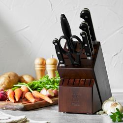 Zwilling J.A. Henckels Pro S 7-Piece Knife Block Set, Walnut