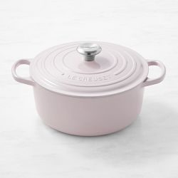 Le Creuset Signature Enameled Cast Iron Round Dutch Oven, 5 1/2-Qt., Shallot