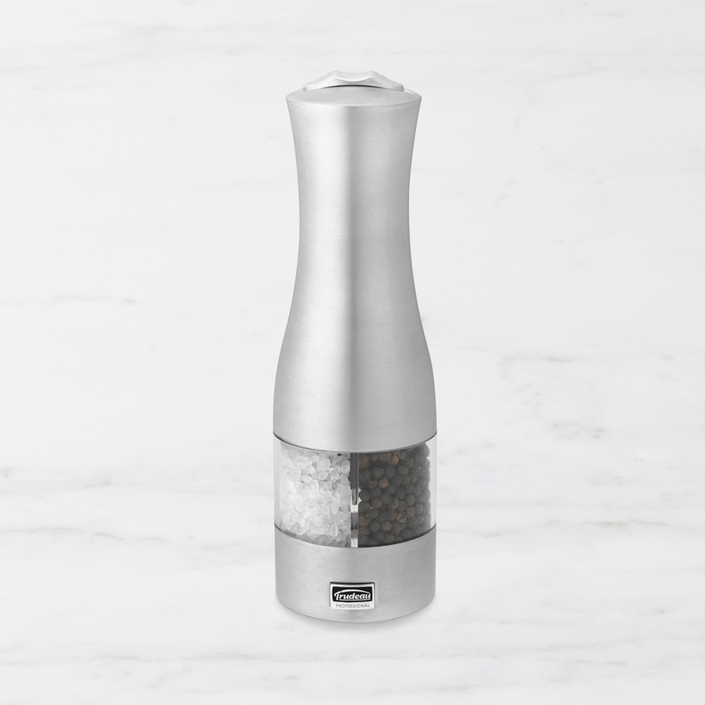 Trudeau Dual Electric Salt & Pepper Mills Set, 8"