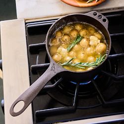 Smithey Seasoned Cast Iron Saucepan, 1-Qt.