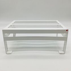 OPEN BOX: Hold Everything Metal Powder Coat Shelf Riser, Small