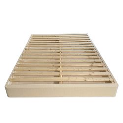 Deluxe Organic Bed 1.5" Ultra-Low Foundation, Queen