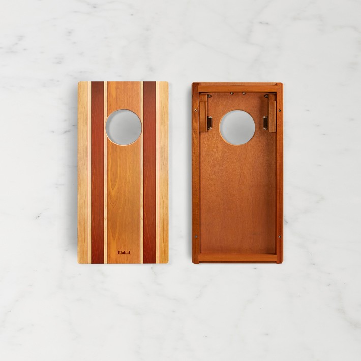 Woody Classic Pathfinder Travel Cornhole Boards | Williams Sonoma