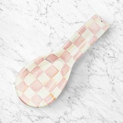 MacKenzie-Childs Rosy Check Spoon Rest
