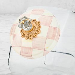 MacKenzie-Childs Rosy Check Cookie Jar