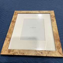OPEN BOX: Exotic Burl Wood Gallery Picture Frame, 8" X 10"