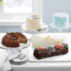 Winter Wonderland Buche De Noel Cake, Serves 15-20