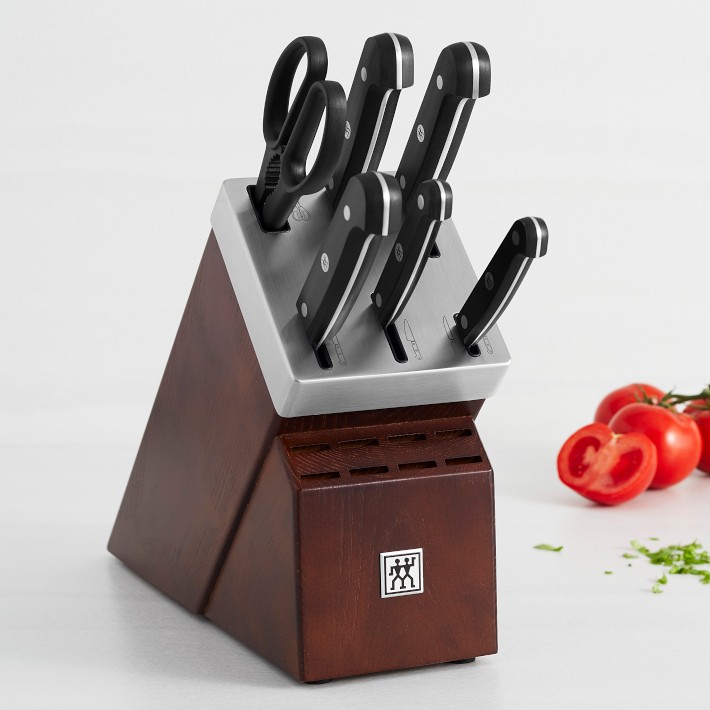 Zwilling JA Henckels 7-Piece Gourmet Self-Sharpening Knife Block