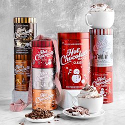 Williams Sonoma Peppermint Hot Chocolate &amp; Classic Hot Chocolate, Set of 2