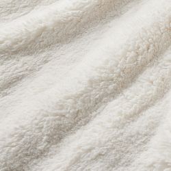Faux Fur Oversized Throw, White