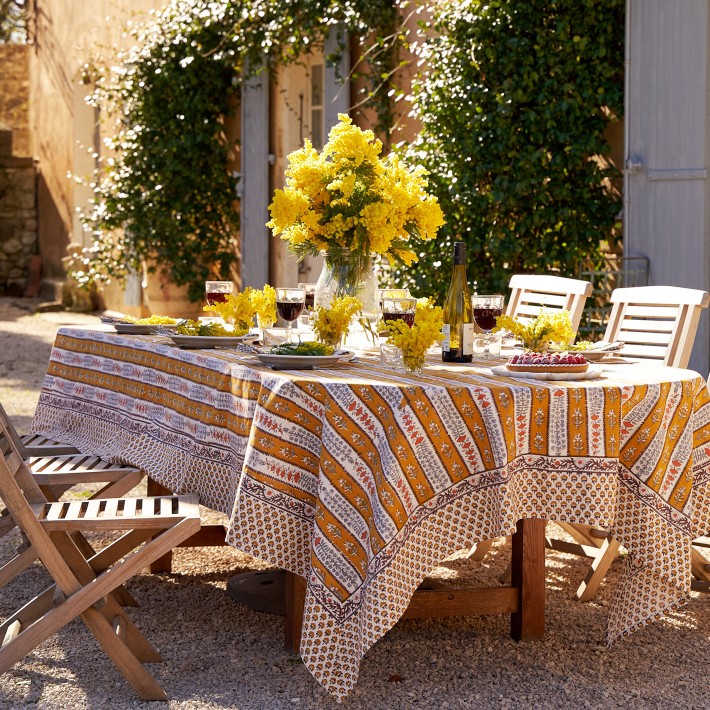 Couleur Nature Provence Avignon Tablecloth | Williams Sonoma