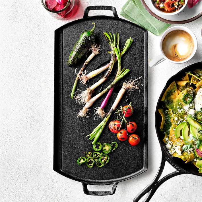 Lodge Blacklock Triple Seasoned Cast-Iron Double Burner Griddle