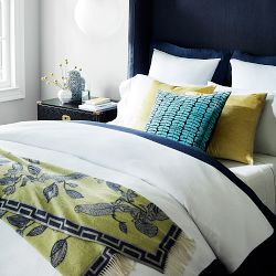 European Novelty Cashmere Throw, Naive Bird