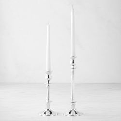 Heirloom Silver Taper Holders